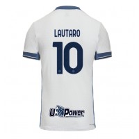 Inter Milan Lautaro Martinez #10 Fußballbekleidung Auswärtstrikot 2024-25 Kurzarm